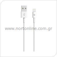 USB 2.0 Cable Devia EC064 USB A to Lightning 2m Smart White