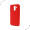 Θήκη Liquid Silicon inos Samsung A600F Galaxy A6 (2018) L-Cover Κόκκινο