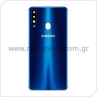 Battery Cover Samsung A207F Galaxy A20s Blue (Original)
