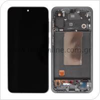 Οθόνη με Touch Screen & Μπροστινή Πρόσοψη Samsung A566 Galaxy A56 5G Μαύρο (Original)