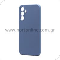 Θήκη Liquid Silicon inos Samsung A155F Galaxy A15/ A156B Galaxy A15 5G L-Cover Γκρι-Μπλε
