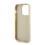 PU Cover Guess MagSafe Apple iPhone 15 Pro Max Saffiano Gold