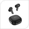 True Wireless Ακουστικά Bluetooth QCY MeloBuds HT05 ANC Μαύρο