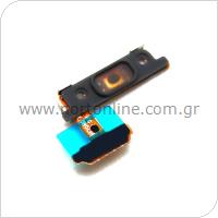 Home Button Flex Cable with External Home Button Samsung G977B Galaxy S10 5G Black (Original)