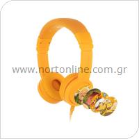 Wired Stereo Headphones Buddyphones Explore Plus for Kids Yellow