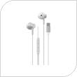 Hands Free Stereo M2 Devia EM113 Metal USB C Smart Ασημί