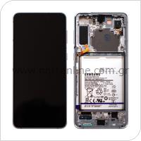 LCD with Touch Screen, Front Cover & Battery Samsung G996B Galaxy S21 Plus 5G Phantom Silver (Original)