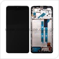 LCD with Touch Screen & Middle Plate Xiaomi Redmi Note 12 Pro Black (Original)