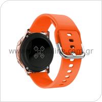 Universal Λουράκι για Smartwatch 22mm Πορτοκαλί (Ασυσκεύαστο)