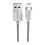 Travel Charger Duracell 12W USB 2.4A + Cable Kevlar MFI Lightning 1m White