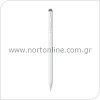 Πενάκι Οθόνης Stylus Baseus SXBC060302 Smooth Writing 2 για iPad 2018 ή Μεταγενέστερο Λευκό