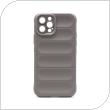 Θήκη Shield TPU inos Apple iPhone 12 Pro Max Stripes Ανοιχτό Γκρι