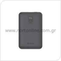 Φορτιστής Ανάγκης Devia EP202 MINI 22.5W 10000mAh με 2 Ενσωματωμένα Καλώδια Extreme Speed Γκρι