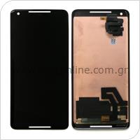 LCD with Touch Screen Google Pixel 2 XL Black (OEM)