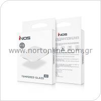 Tempered Glass Rings inos για Τζαμάκι Κάμερας Apple iPhone 15 Pro/ 15 Pro Max Μαύρο (1 σετ/3 τεμ.)