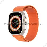 Strap Dux Ducis Sport Nylon Woven Bracelet Apple Watch (42/ 44/ 45/ 49mm) Orange