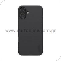 Soft TPU & PC Back Cover Case Nillkin Super Frosted Shield Pro Apple iPhone 16 Matte Black