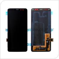 LCD with Touch Screen Samsung A530F Galaxy A8 (2018) Black (Original)