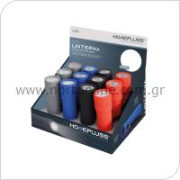 Λαστιχένιος Φακός Μπαταρίας 9LEDs Homepluss 1W 55lm Πολύχρωμο (12 τεμ.)