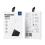 MagWallet Stand - Θήκη Καρτών Δερμάτινη Dux Ducis με 3 Θέσεις Λειτουργίας για Apple iPhone 12/ 13/ 14/ 15 Series Μπλε