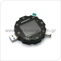 USB Digital Tester Atorch UD18 18in1 with LCD Display Current & Voltage