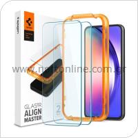 Tempered Glass Full Face Spigen Glas.tR Align Master Samsung A546B Galaxy A54 5G (2 τεμ.)