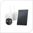Security Outdoor Camera Ankway ASC005 with Solar Panel White