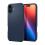 Soft TPU Back Cover Case Spigen Liquid Air Apple iPhone 16 Navy Blue