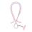 USB 2.0 Cable Woven Adjustable Lanyard Devia EC428 USB C to USB C PD 60W 1.6m Cable Pro5 Pink