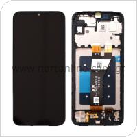 LCD with Touch Screen & Front Cover Samsung A146P Galaxy A14 5G Black (Original)