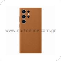 Leather Cover Samsung EF-VS918LAEG S918B Galaxy S23 Ultra 5G Camel