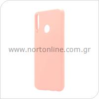 Liquid Silicon inos Samsung A207F Galaxy A20s L-Cover Salmon Pink