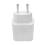 Travel Fast Charger Maxlife MXTC-06 with Dual Output USB A & USB C PD + QC 20W White