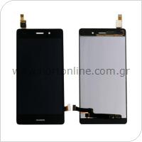 LCD with Touch Screen Huawei P8 Lite Black (OEM)