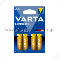 Battery Alkaline Varta Longlife AA LR06 (4 pcs)