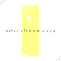 Liquid Silicon inos Xiaomi Redmi 9C/ 10A L-Cover Pastel Yellow