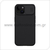 Soft TPU & PC Back Cover Case Nillkin Camshield Pro Apple iPhone 15 Plus Black