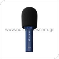 Ασύρματο Μικρόφωνο Bluetooth Joyroom JR-MC5 με Ηχείο (Karaoke) Μπλε