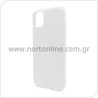 Liquid Silicon inos Apple iPhone 11 Pro L-Cover Powder White