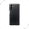 Θήκη Soft Clear Cover Samsung EF-QA047TBEG A047F Galaxy A04s Διάφανο-Μαύρο
