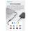 Hub USB C Devia EC707 4 σε 1 2xUSB A & 2xUSB C Lite1 Γκρι