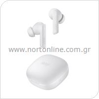 True Wireless Ακουστικά Bluetooth QCY MeloBuds HT05 ANC Λευκό