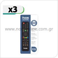 Τηλεχειριστήριο inos για Panasonic TVs & Smart TVs (Ready To Use) (3 τεμ.)