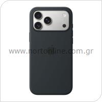 Θήκη Silicon με MagSafe Apple MGFR4 iPhone 17 Pro Max Μαύρο