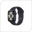 Apple Watch SE (2 Gen) GPS 44mm Μαύρο with Sport Band Μαύρο