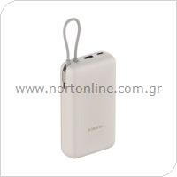 Φορτιστής Ανάγκης Ταχείας Φόρτισης Xiaomi BHR8851GL 33W 20000mAh με Ενσωματωμένο Καλώδιο Μπεζ