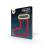 Neon LED Forever Light FLNE23 CHRISTMAS SOCK (USB/Battery Operation & On/Off) White-Red