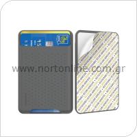 Θήκη Σιλικόνης Καρτών AhaStyle PT133-S για Smartphones Σκούρο Γκρι