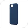 Θήκη Liquid Silicon inos Apple iPhone 16e 5G Velvet Σκούρο Μπλε