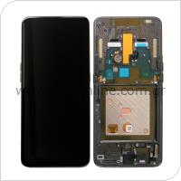 LCD with Touch Screen & Front Cover Samsung A805F Galaxy A80 Black (Original)